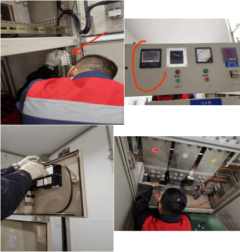 電力系統電能質量監測系統客戶安裝現場